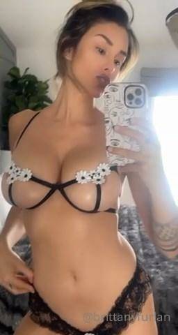 Brittany Furlan Lingerie Selfie Mirror Onlyfans Video Leaked - #3