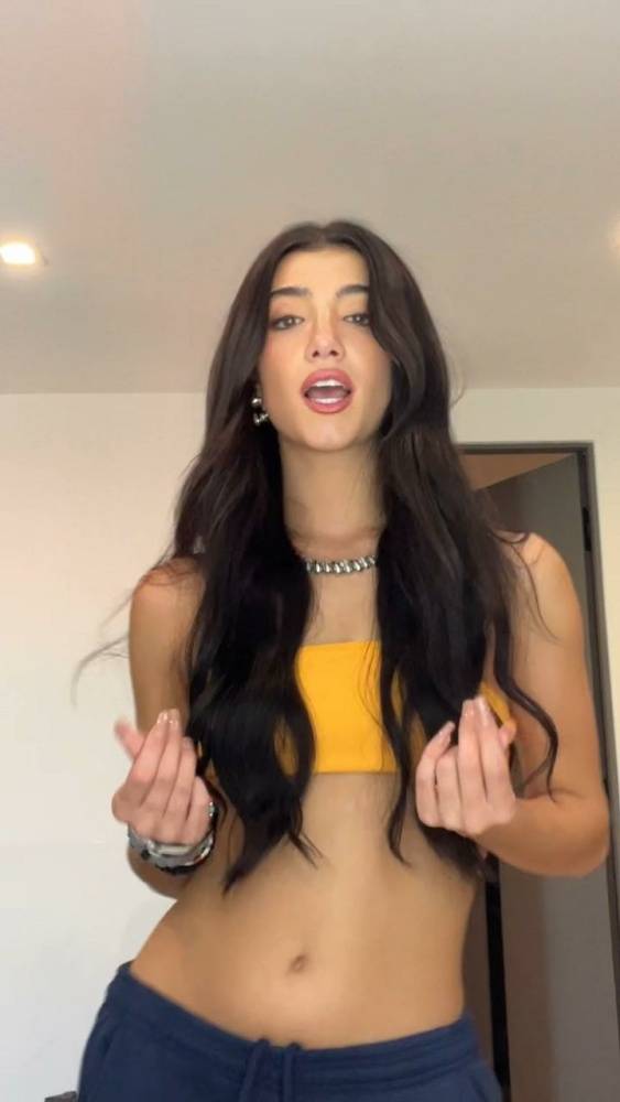 Charli D 19Amelio Sexy Sports Bra Video Leaked - #3