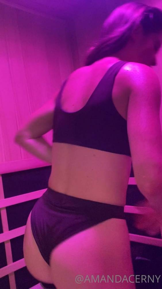 Amanda Cerny Bikini Sauna Stretching OnlyFans Video Leaked - #8
