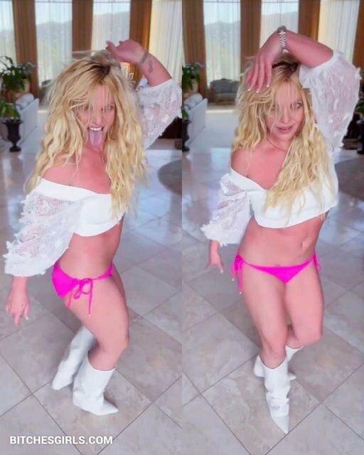 Britney Spears Nude Celebrity Leaked Tits Photos - #14