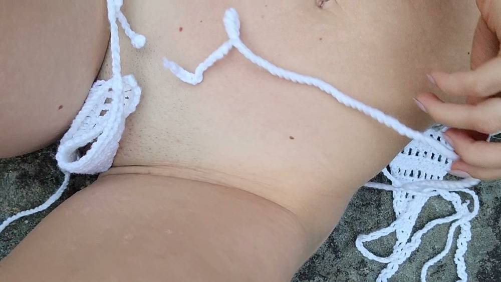 Abby Opel Nude Knitted Bikini Onlyfans Video Leaked - #6