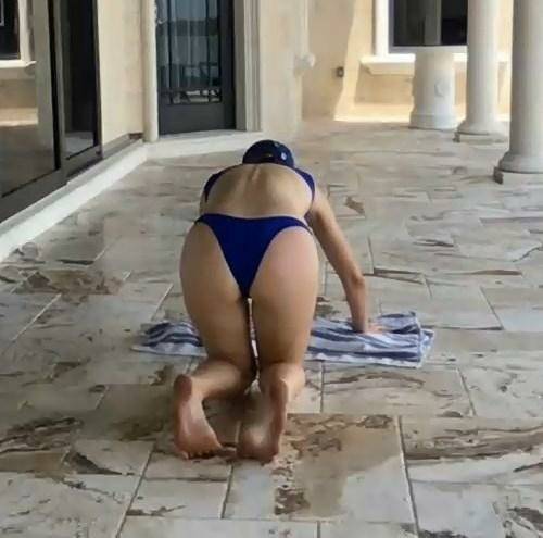 Amanda Cerny Bikini Booty Workout Livestream Leaked - #6