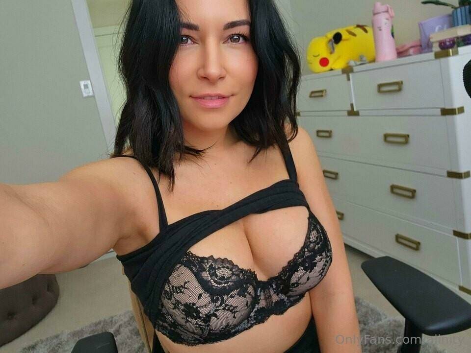 Alinity Nude Tits Topless Lingerie Onlyfans Set Leaked - #1