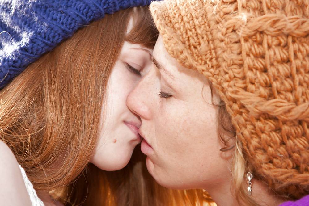 Horny redhead lesbians Chloe B and Yale giving their pussies a treat - #16