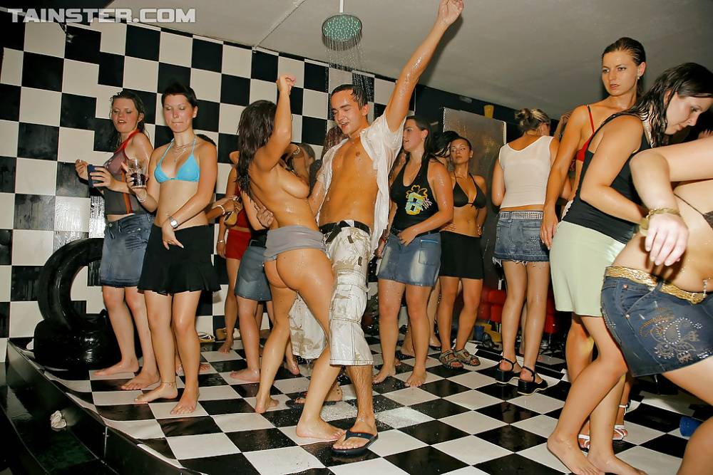 Luscious MILFs enjoy wild sex orgy at the drunk sex party - #12