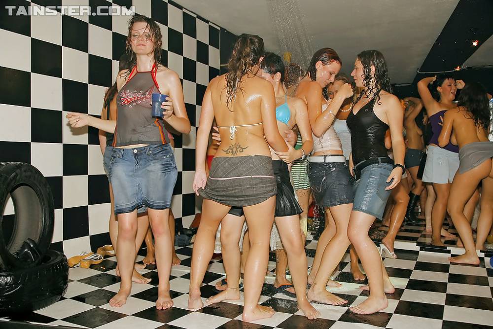 Luscious MILFs enjoy wild sex orgy at the drunk sex party - #6