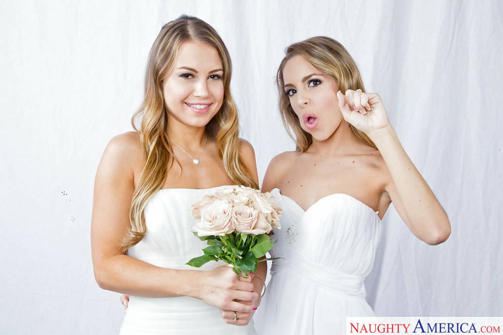 Pornstars Kendall Kayden and Kimmy Granger having lesbian sex after wedding - #7