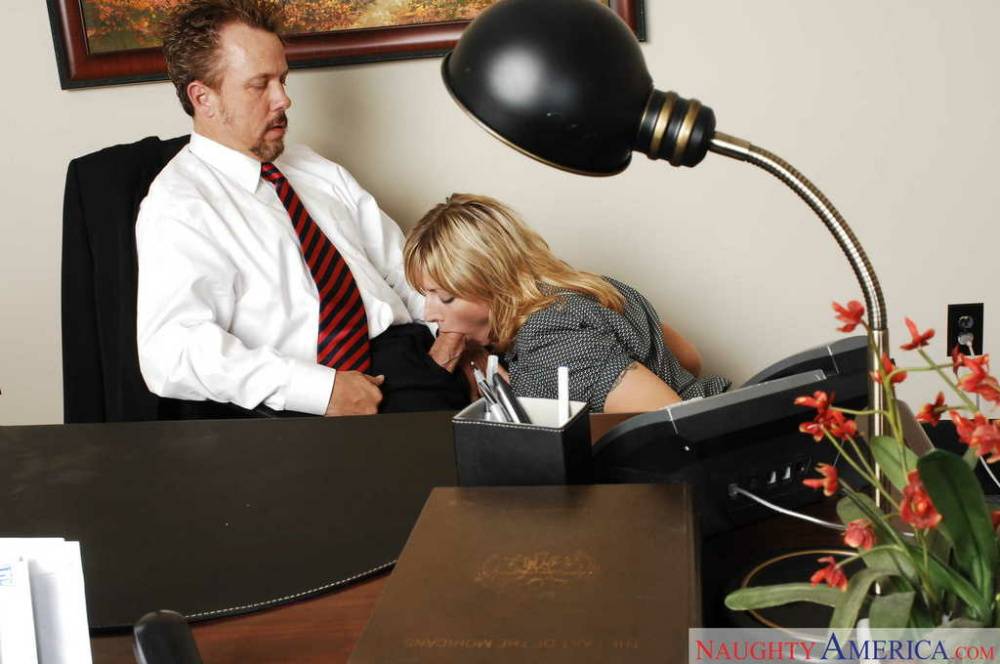 Blonde secretary Velicity Von seduces her boss for sex in his office - #14