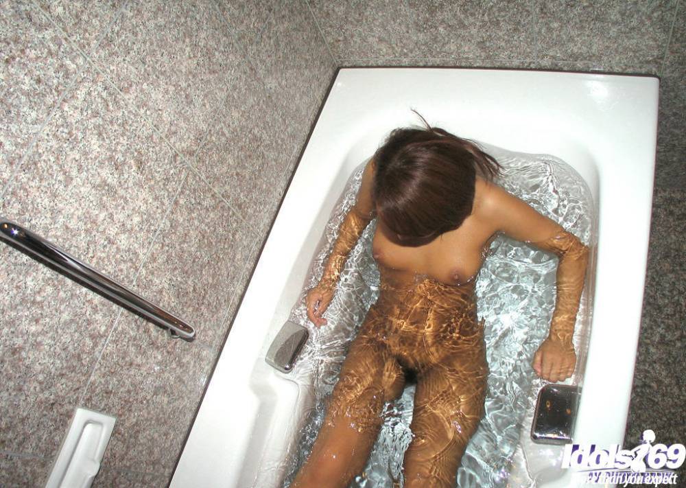 Attractive asian slut takes bath and gets fucked hardcore - #4