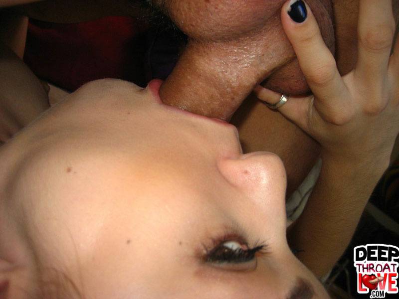 Amazing babe Sasha Grey takes a big dick deep in her mouth - #14