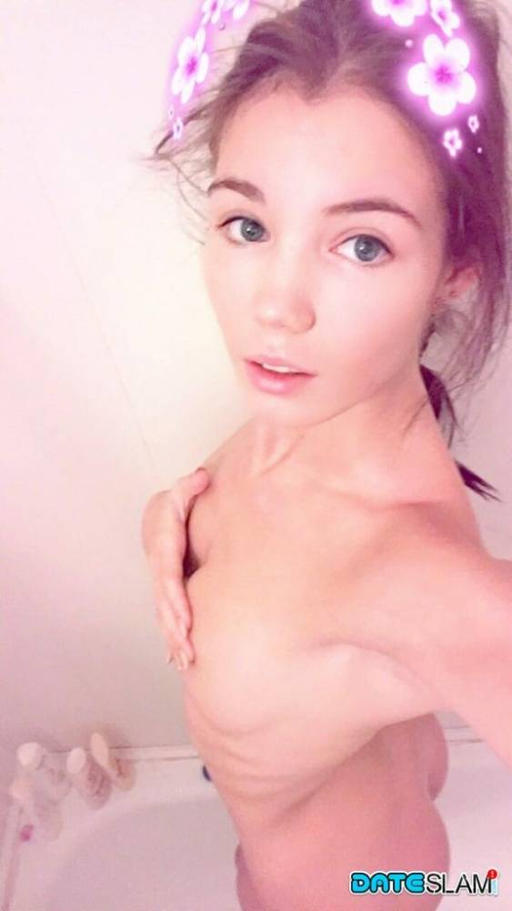 Amateur model Lovenia Lux takes clothed and topless selfies - #10