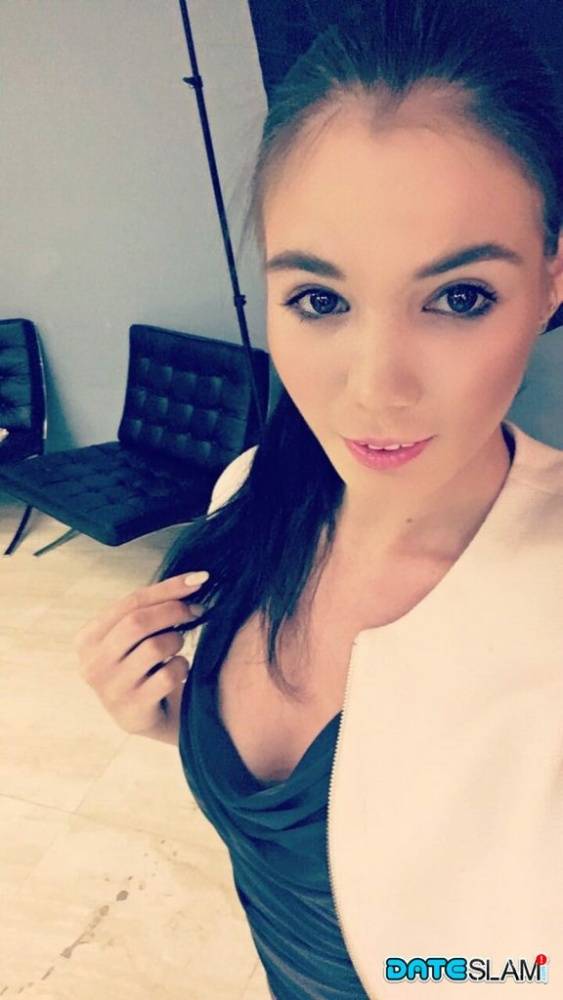 Amateur model Lovenia Lux takes clothed and topless selfies - #4