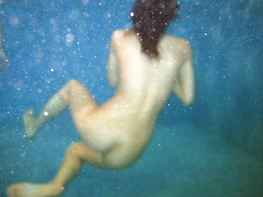 Nasty teenage chicks have some fun in the pool using their sex toys - #10