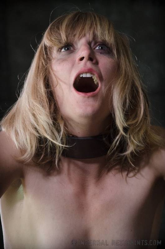 Clothed female Mona Wales finds herself being restrained in a dungeon - #13