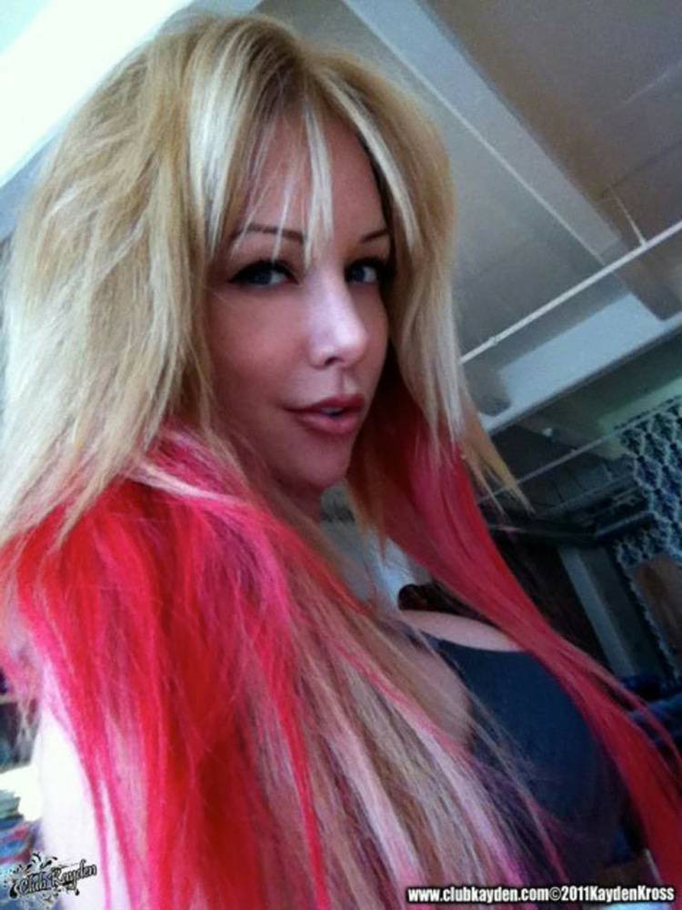 Hot MILF Kayden Kross takes selfies of her big boobs and erect nipples - #9
