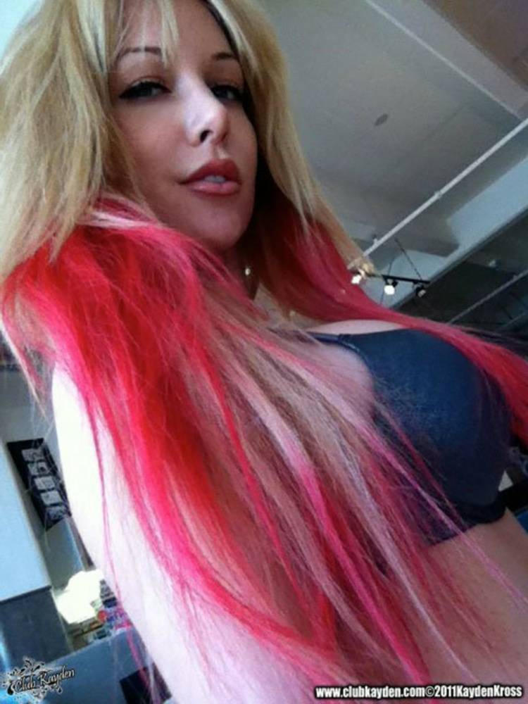 Hot MILF Kayden Kross takes selfies of her big boobs and erect nipples - #12