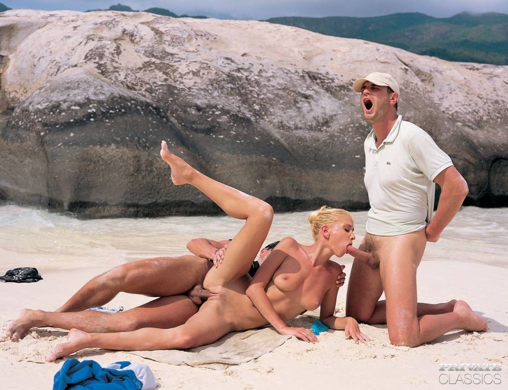 Hot females get fucked hard while vacationing at an island resort - #10
