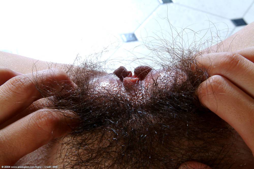 Hairy pussy of a sexy amateur Latina brunette Nancy in close up - #5