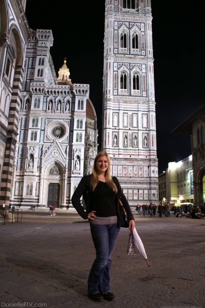 Big assed blonde amateur Danielle takes candid selfies all around the world - #2