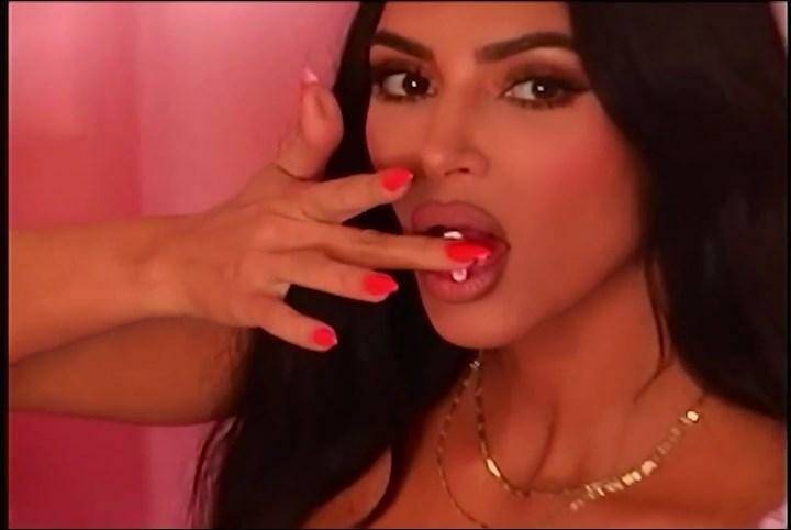 Kim Kardashian Lingerie Skims Photoshoot BTS Video Leaked - #1