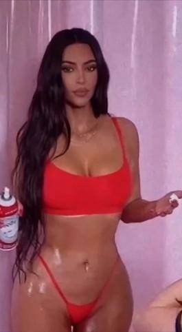Kim Kardashian Lingerie Skims Photoshoot BTS Video Leaked - #5