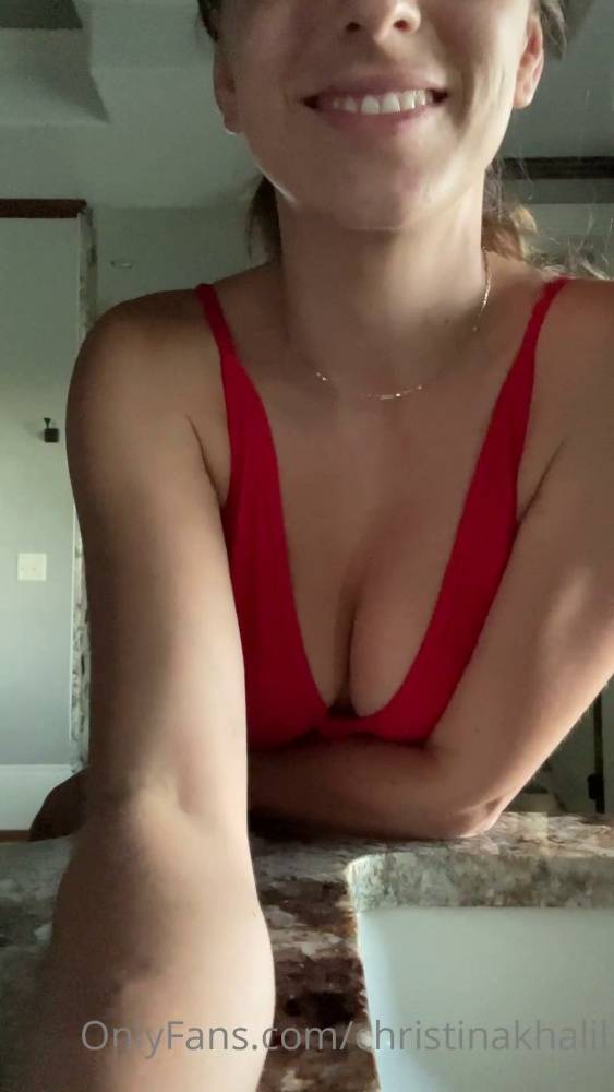 Christina Khalil Bathing Suit Strip Onlyfans Video Leaked - #7