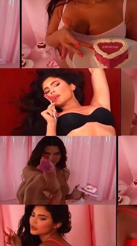 Kylie Jenner Thong Lingerie Skims BTS Video Leaked - #2