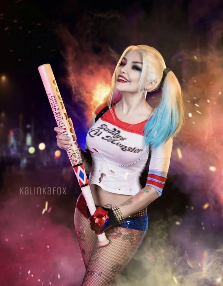 Kalinka Fox Nude Harley Quinn Cosplay Set Leaked - #10