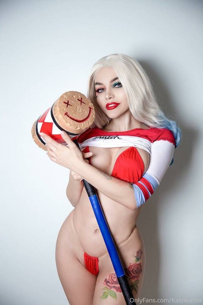 Kalinka Fox Nude Harley Quinn Cosplay Set Leaked - #9