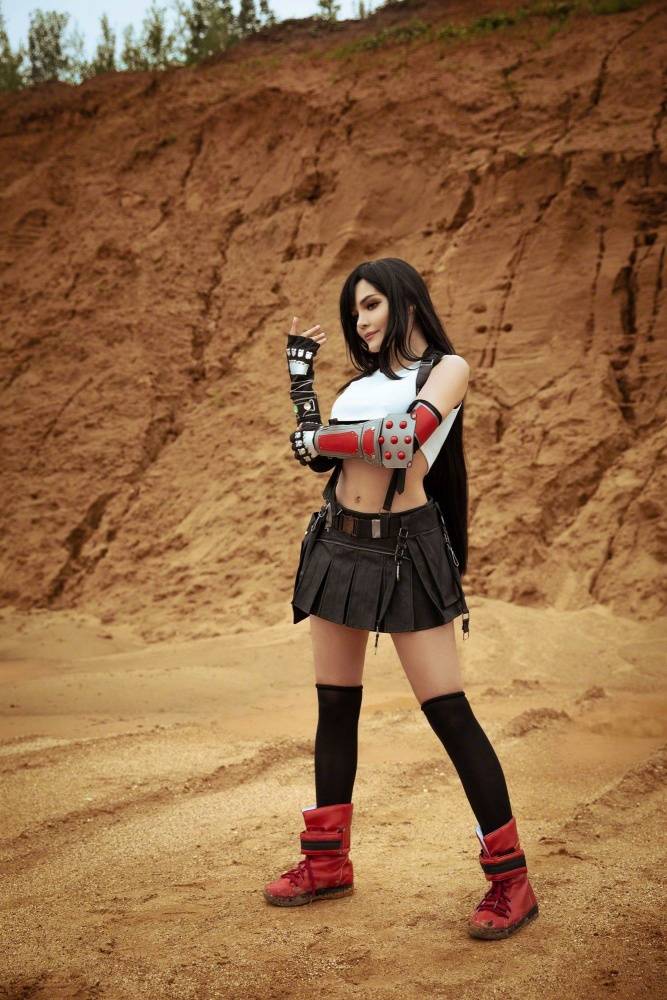 Kalinka Fox Nude Tifa Lockhart Cosplay Patreon Set Leaked - #17