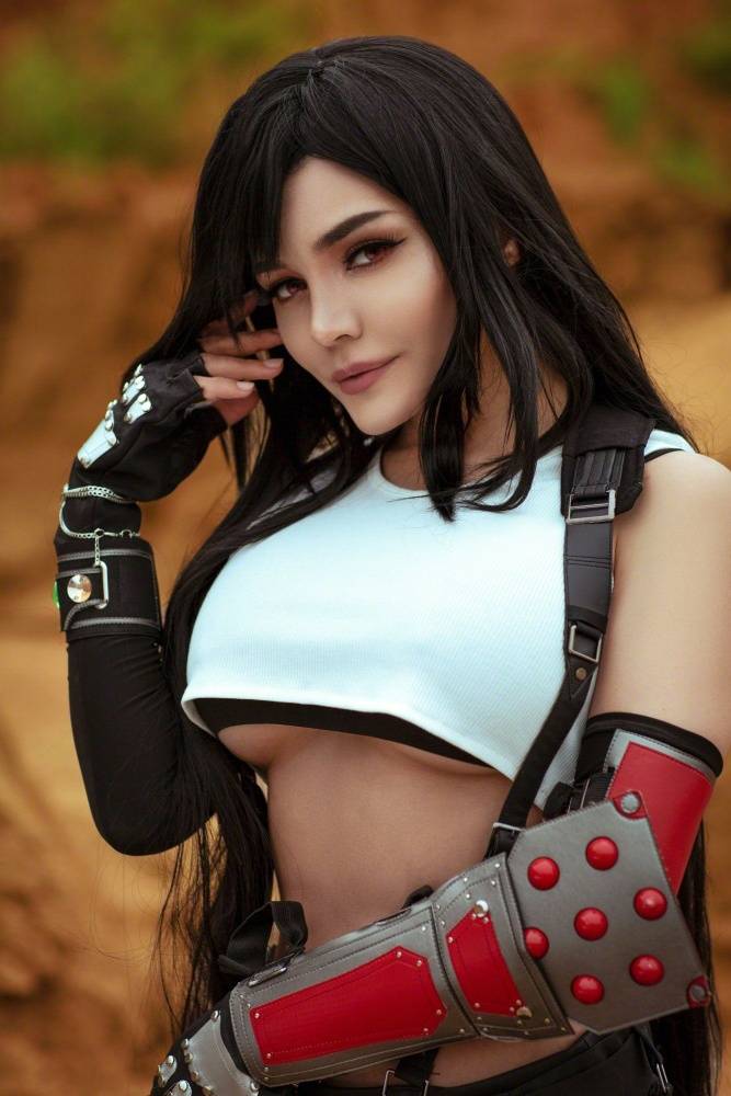 Kalinka Fox Nude Tifa Lockhart Cosplay Patreon Set Leaked - #2