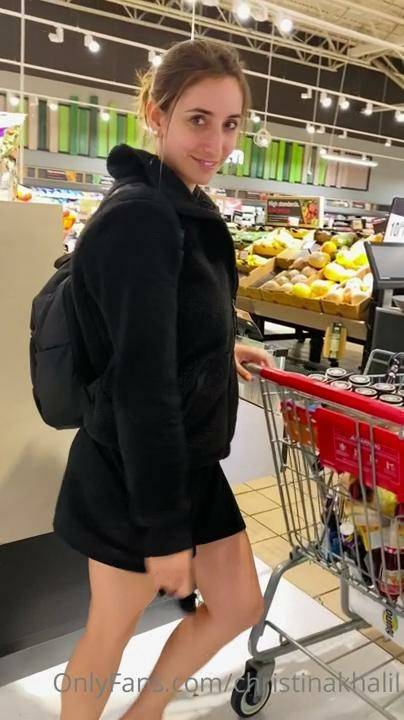 Christina Khalil Shopping Ass Flash Onlyfans Video Leaked - #4