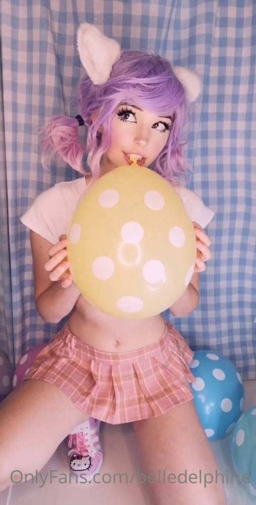 Belle Delphine Food And Balloons Onlyfans Video Leaked - #2