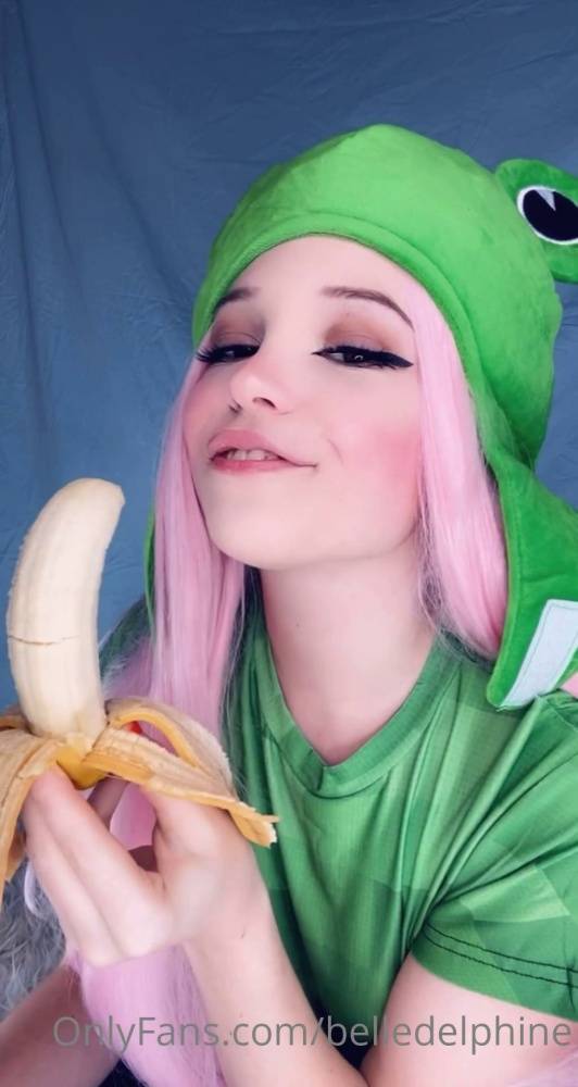 Belle Delphine Monster Dildo Blowjob Onlyfans Video - #9