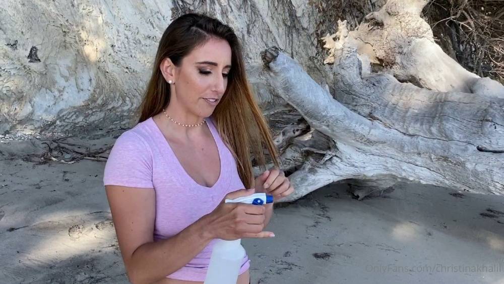 Christina Khalil Wet T-shirt Onlyfans Video Leaked - #2