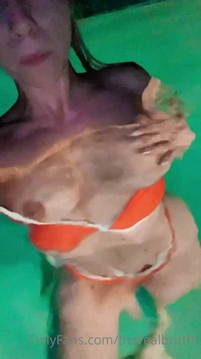 Therealbrittfit Nude Skinny Dipping Onlyfans Video Leaked - #7