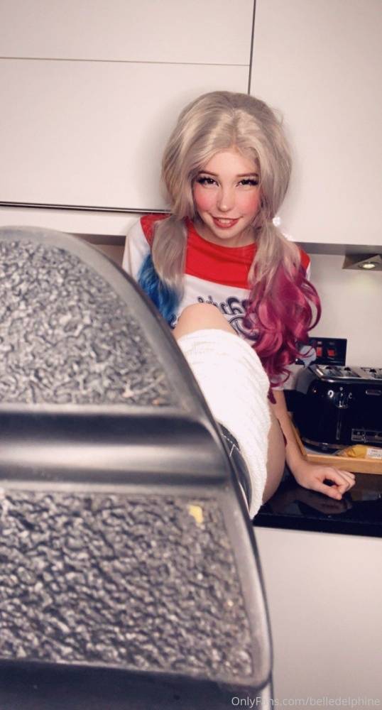 Belle Delphine Nude Harley Quinn Onlyfans Set Leaked - #6