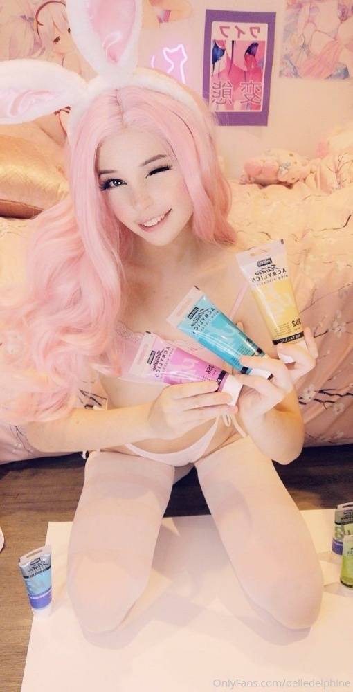 Belle Delphine Ass Painting Onlyfans Video - #1