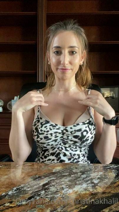 Christina Khalil Office Roleplay Onlyfans Video Leaked - #1