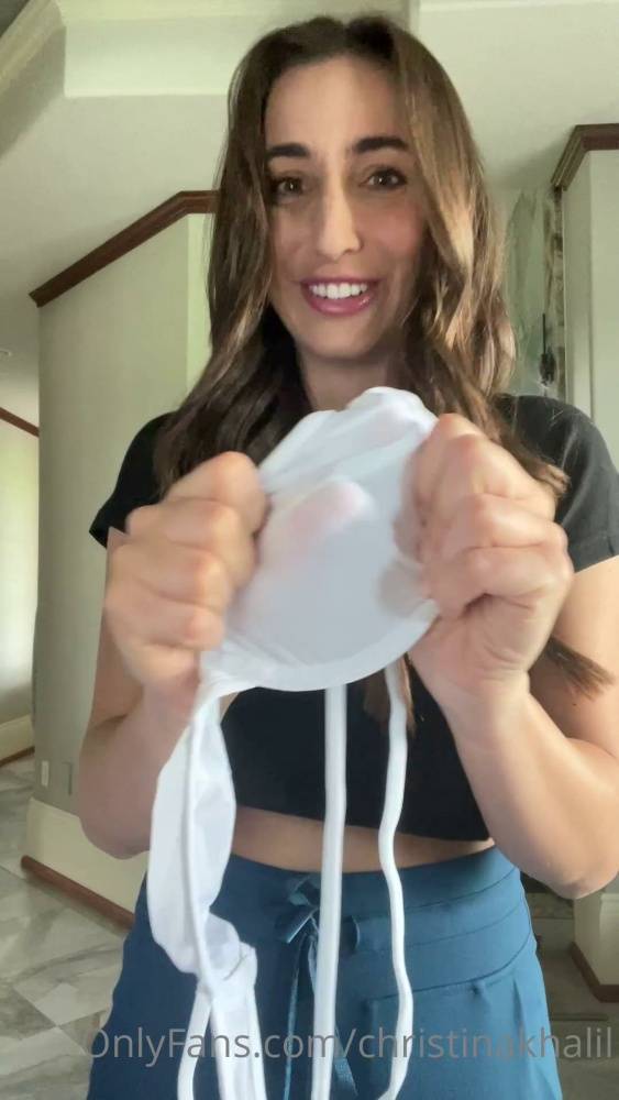 Christina Khalil Titty Bang Outfit Change Onlyfans Video Leaked - #1