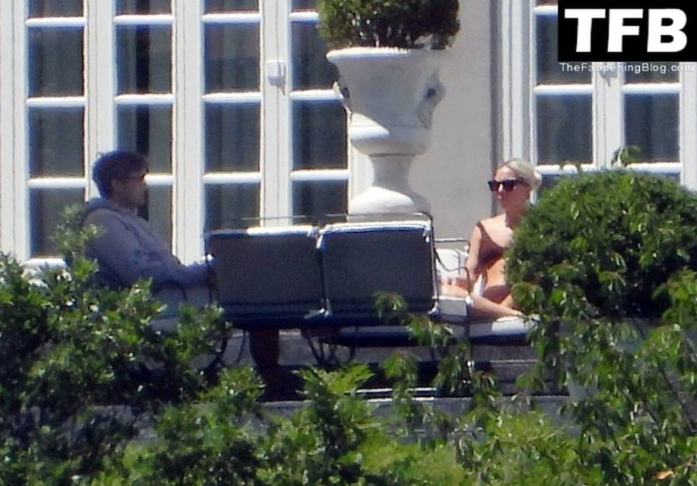 Lady Gaga Shows Off Her Bikini Body on Villa Bonomi - #20