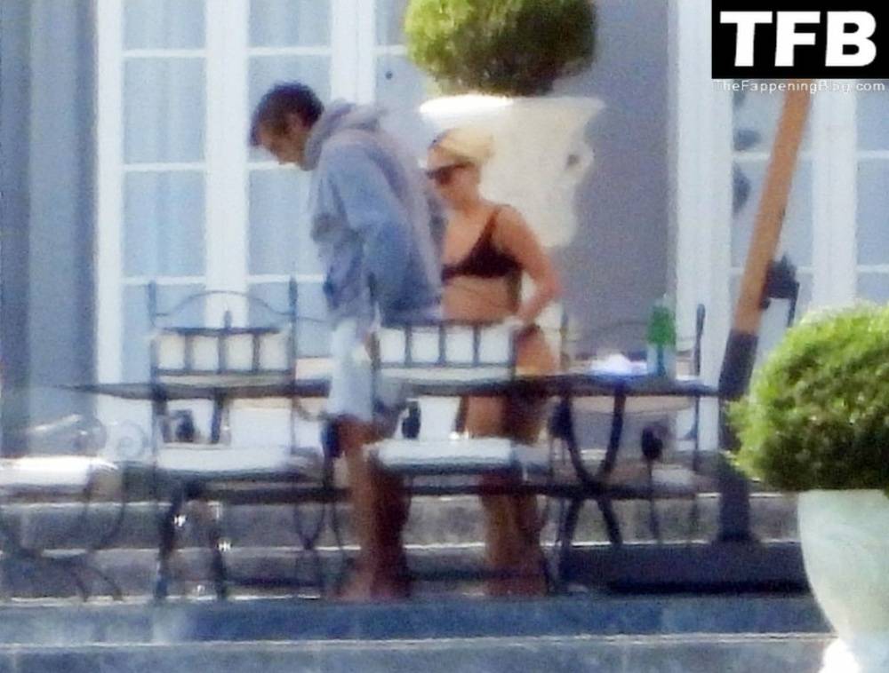 Lady Gaga Shows Off Her Bikini Body on Villa Bonomi - #6