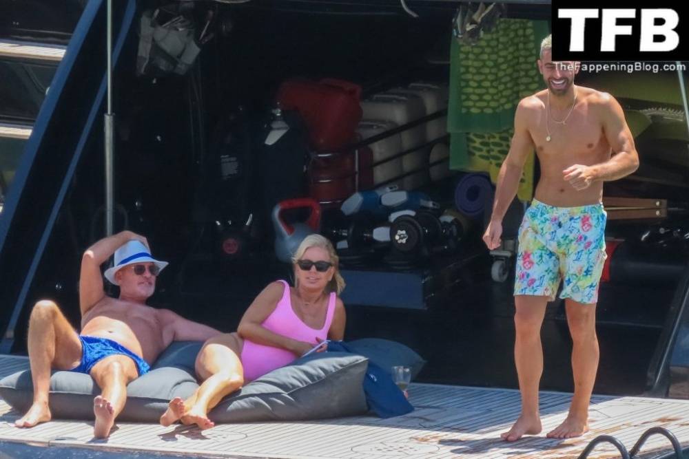 Caroline Stanbury Flaunts Her Body in a Pink Bikini on the Yacht in Greece - #5