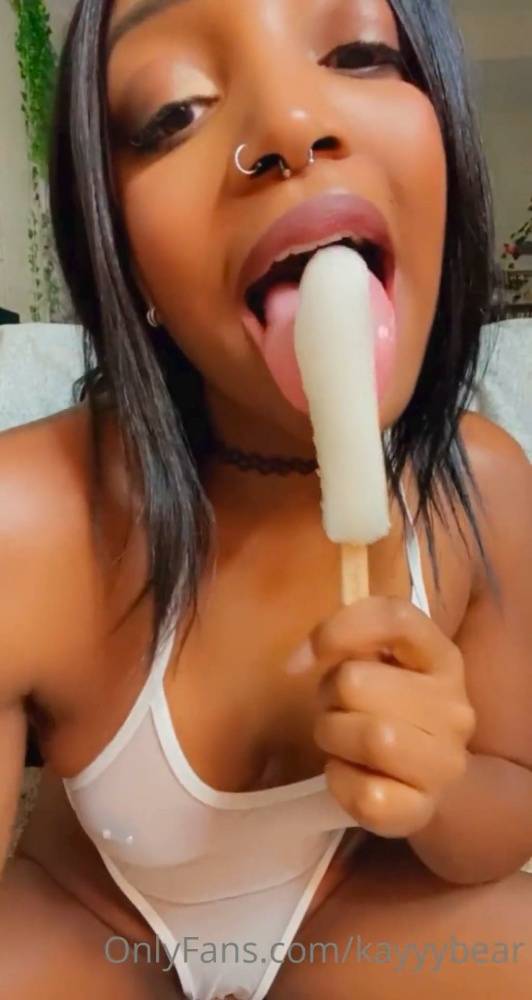 KayyyBear Popsicle Blowjob Masturbation Onlyfans Video Leaked - #6