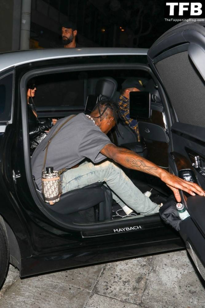 Kylie Jenner & Travis Scott Dine Out with James Harden at Celeb Hotspot Crag 19s in WeHo - #15