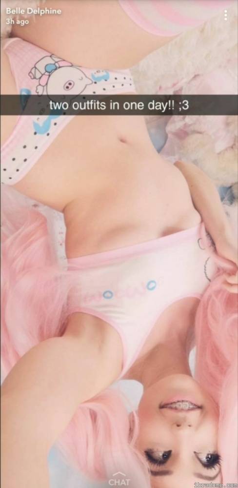 Belle Delphine Cute Pink Lingerie - #4