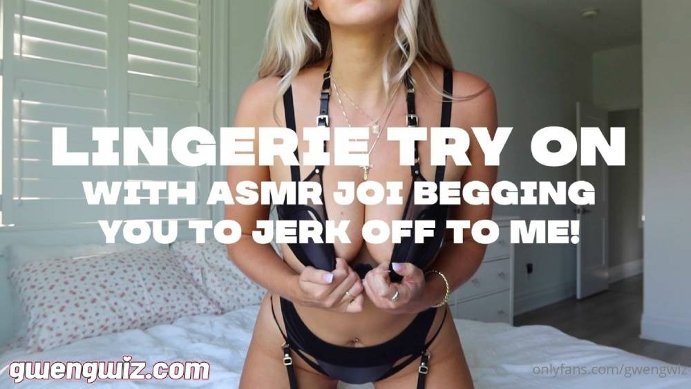 GwenGwiz ASMR JOI Try On Onlyfans Video Leaked - #2