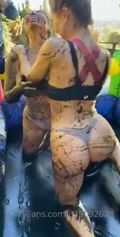 Lana Rhoades Nude Lesbian Mud Wrestling Onlyfans Video Leaked - #1