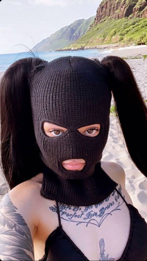 Bella Poarch Bikini Beach Mask Set Leaked - #2