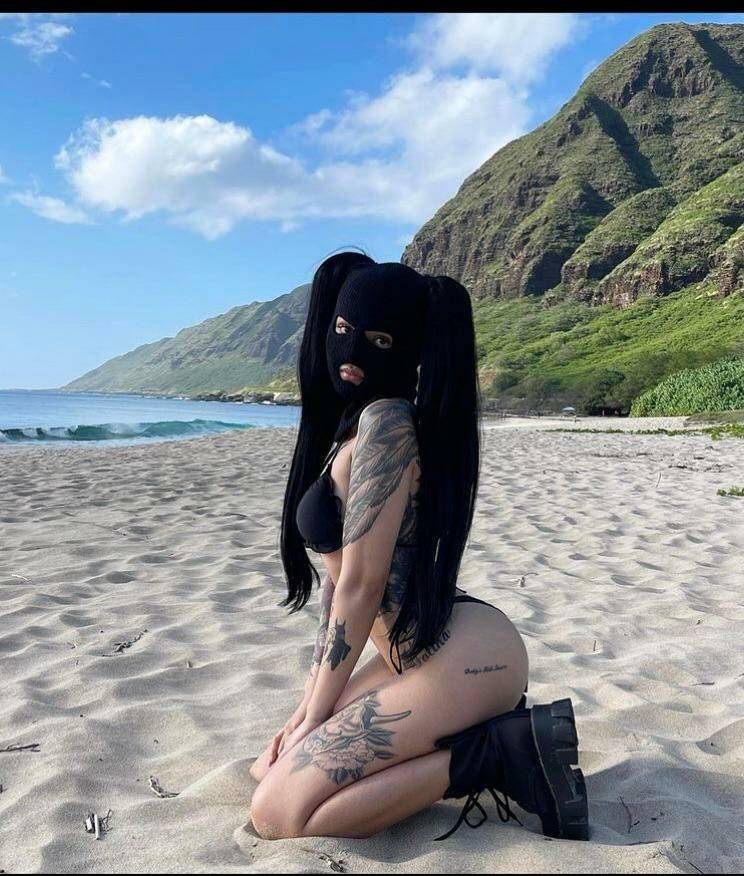 Bella Poarch Bikini Beach Mask Set Leaked - #7